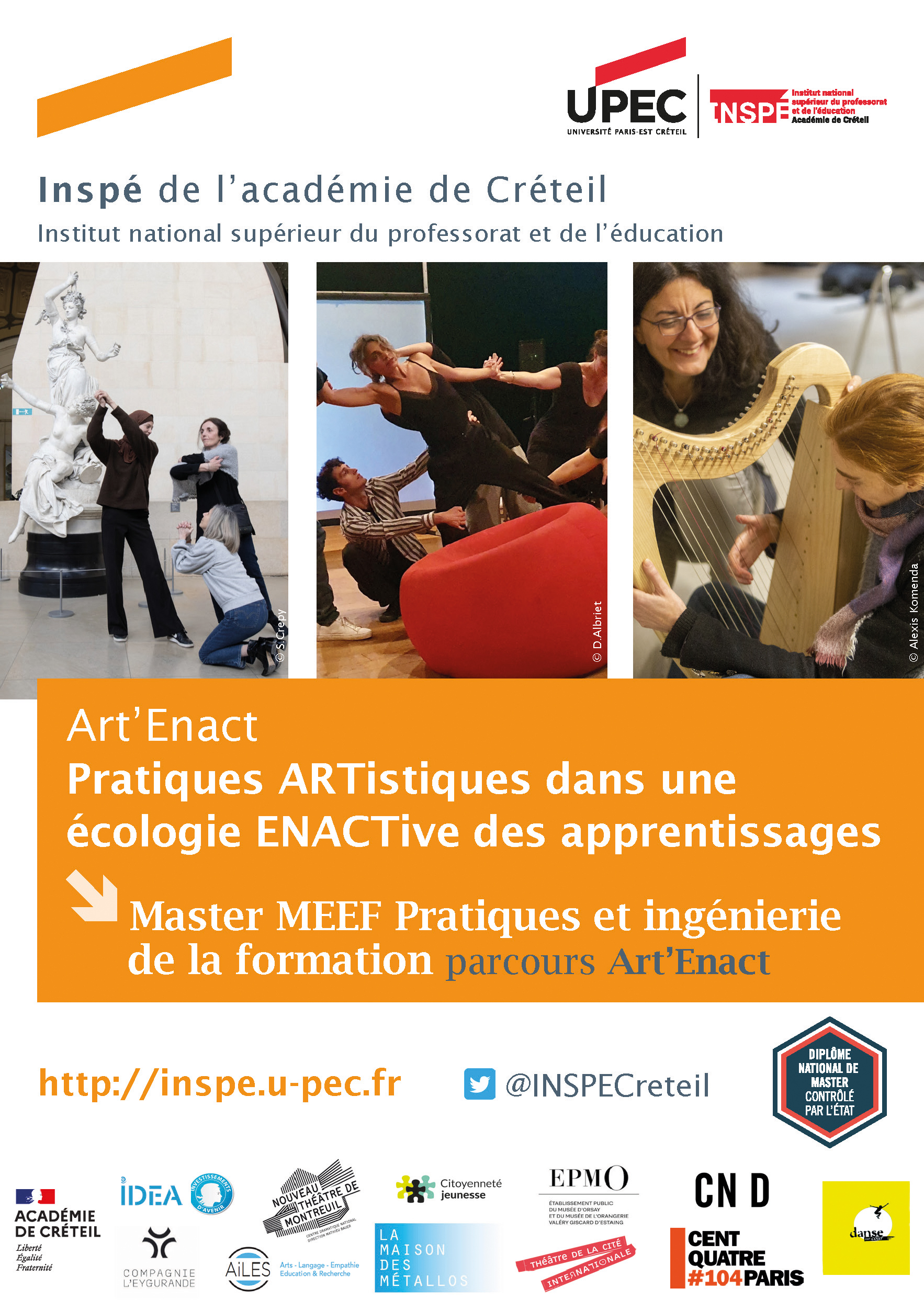 Couverture Plaquette Master Art'Enact 2023-2024